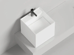 Раковина накладная Salini ARMONIA SQUARE TOP 03 S-Sense 130513TG 45 без отверстия под смеситель, белая