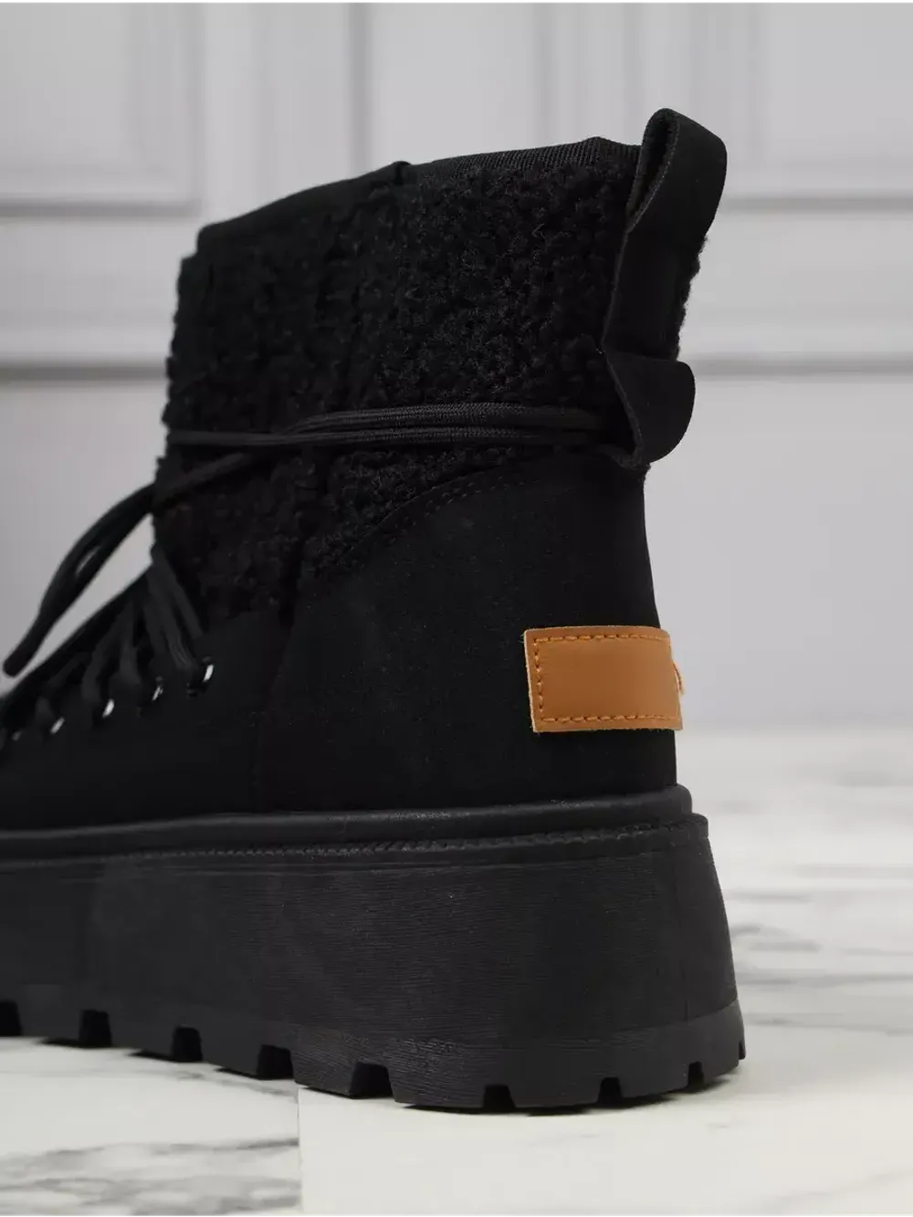 Зимние угги натуральный мех на платформе