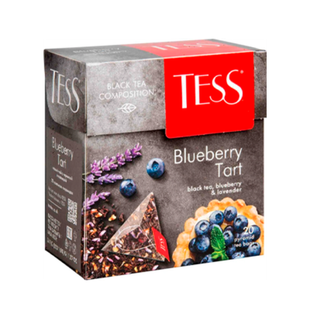 Чай черный Blueberry Tart с добавками Tess 20шт