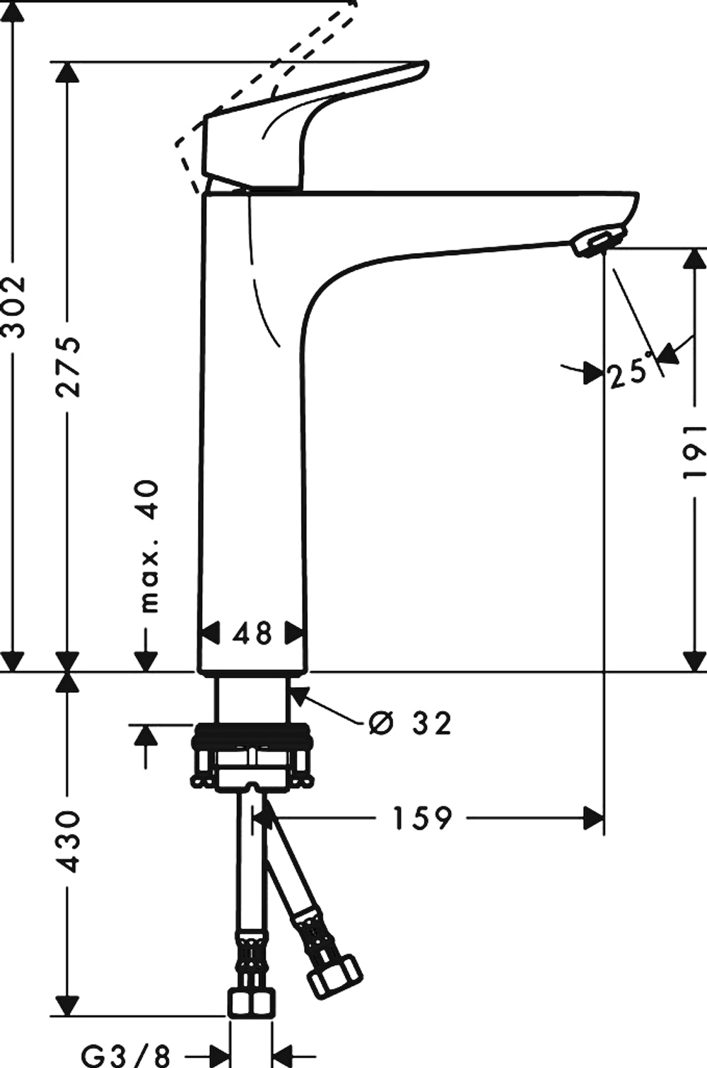 Смеситель hansgrohe Focus 31518000