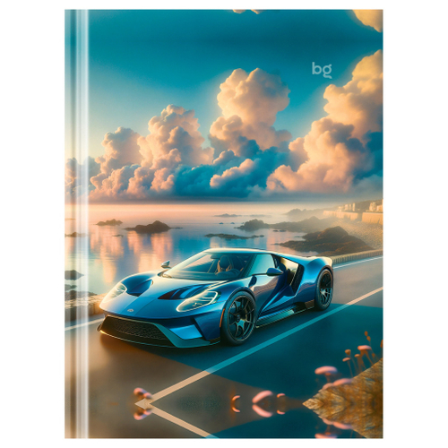 Бизнес-блокнот А6 64 л. БИДЖИ Спорткар (ББ6т64_лг 08459)