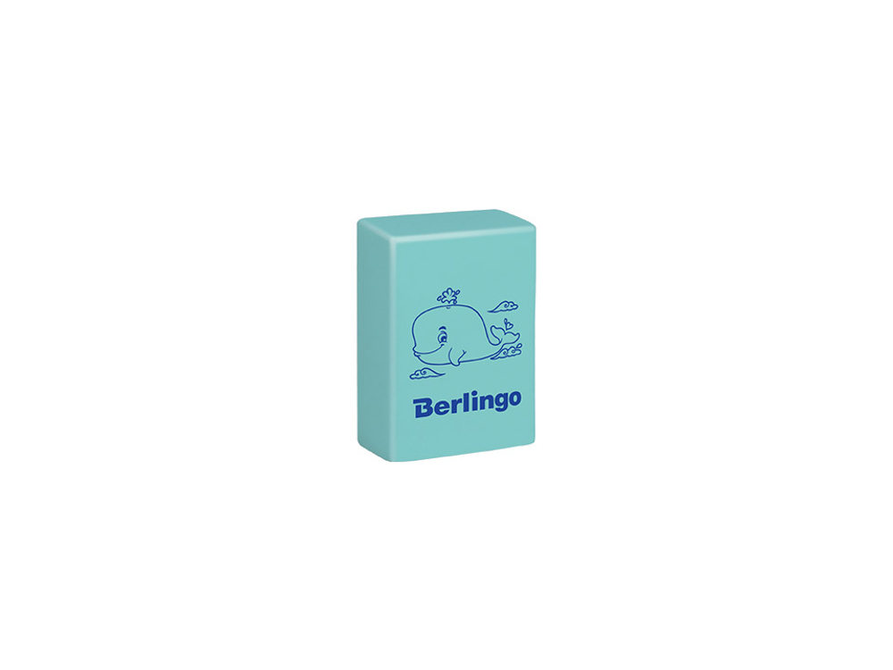 Ластик Berlingo "Animals", прямоугольный, термопластичная резина, 28*18*10мм