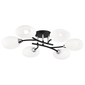 Потолочная люстра 6*E14 CL148165 черный/хром Флорида Citilux