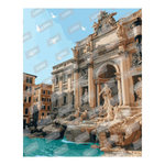Картина по номерам 40*50см "Фонтан Треви" (Lori)