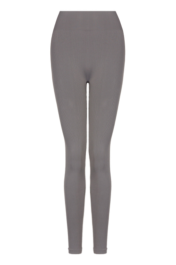 Леггинсы в рубчик №81 SUPER SOFT Тёмно-серый