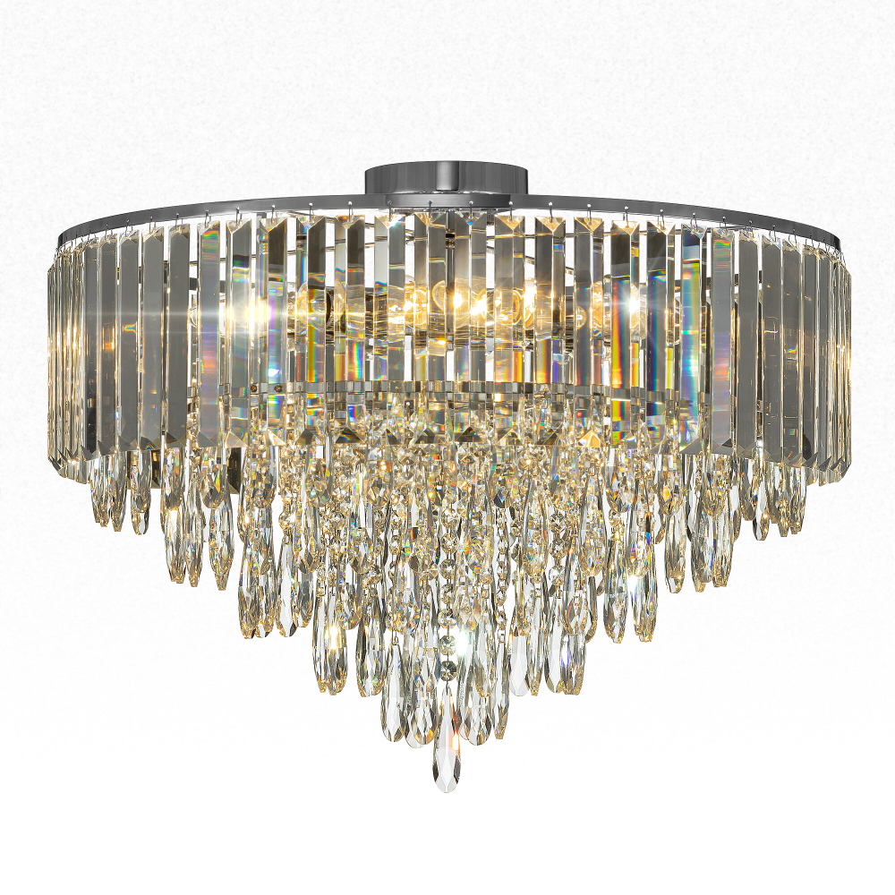 Citilux LEONNA CL320191 Люстра хрустальная Хром