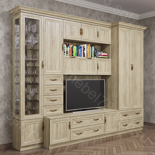 стенка 4/1 с витражом