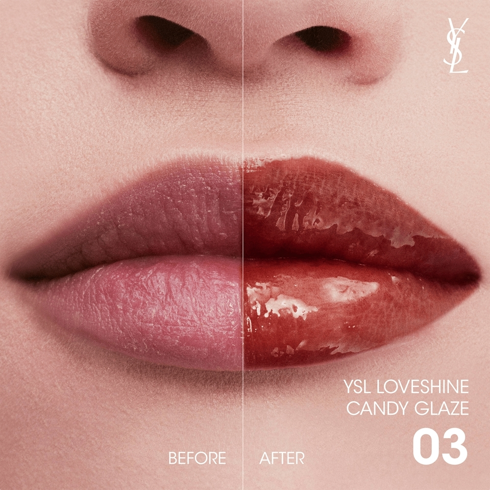 Yves Saint Laurent Loveshine Candy Glaze - Увлажняющий блеск для губ, 3,2 g