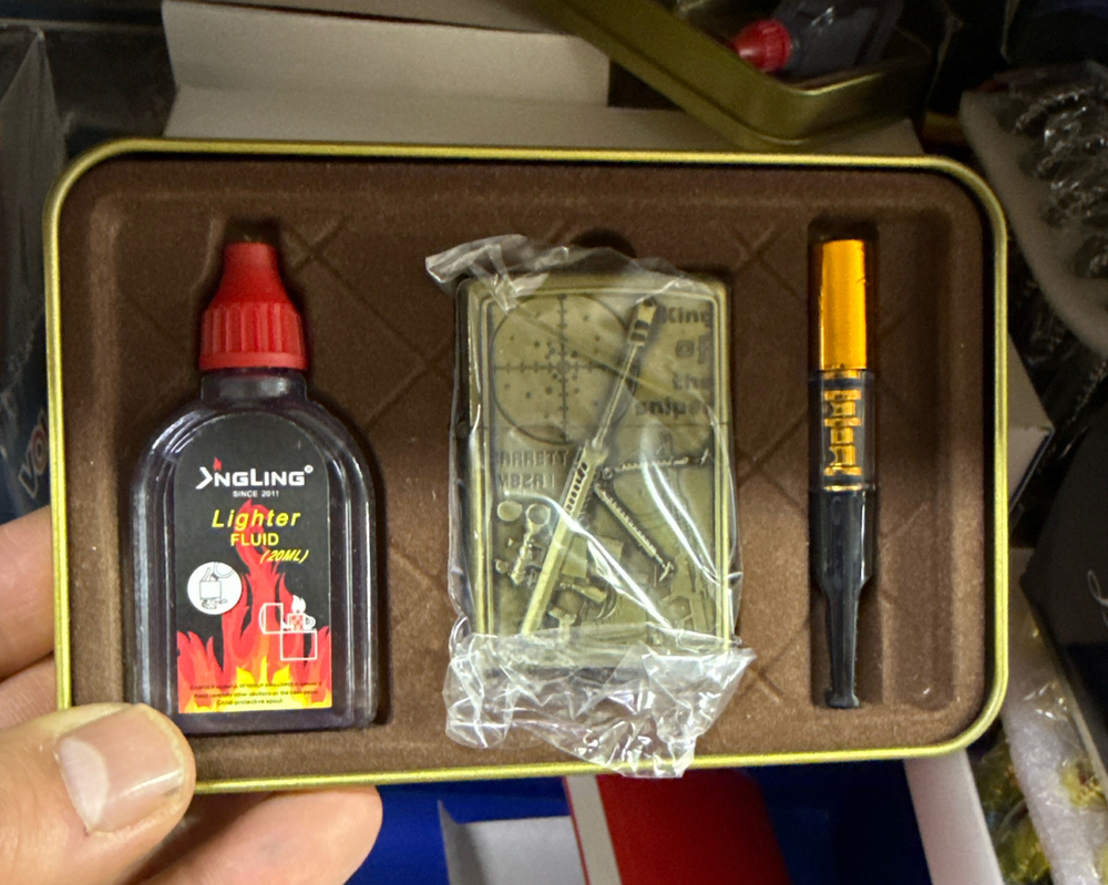 Зажигалка зипо набор