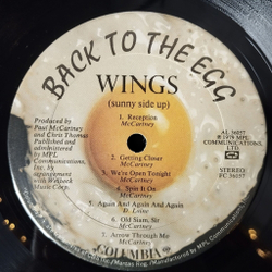Винтажная виниловая пластинка LP Wings Paul McCartney Back To The Egg (USA 1979)