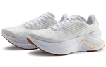 Saucony Endorphin cushioning low-top running shoes women's white