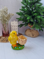 Фарфоровая подставка для яйца "Цыплёнок"