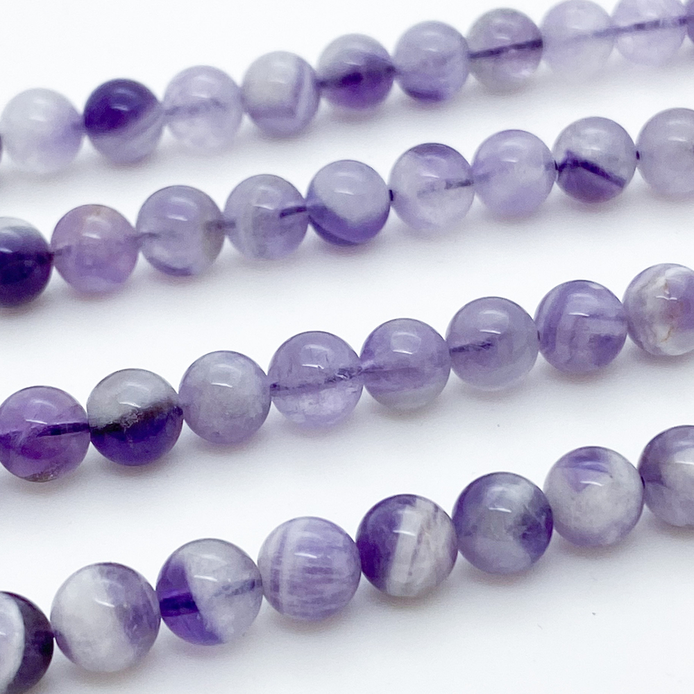 Аметист, диаметр 6,6-6,8 мм, цена за 29-30 шт (1/2 нити)
