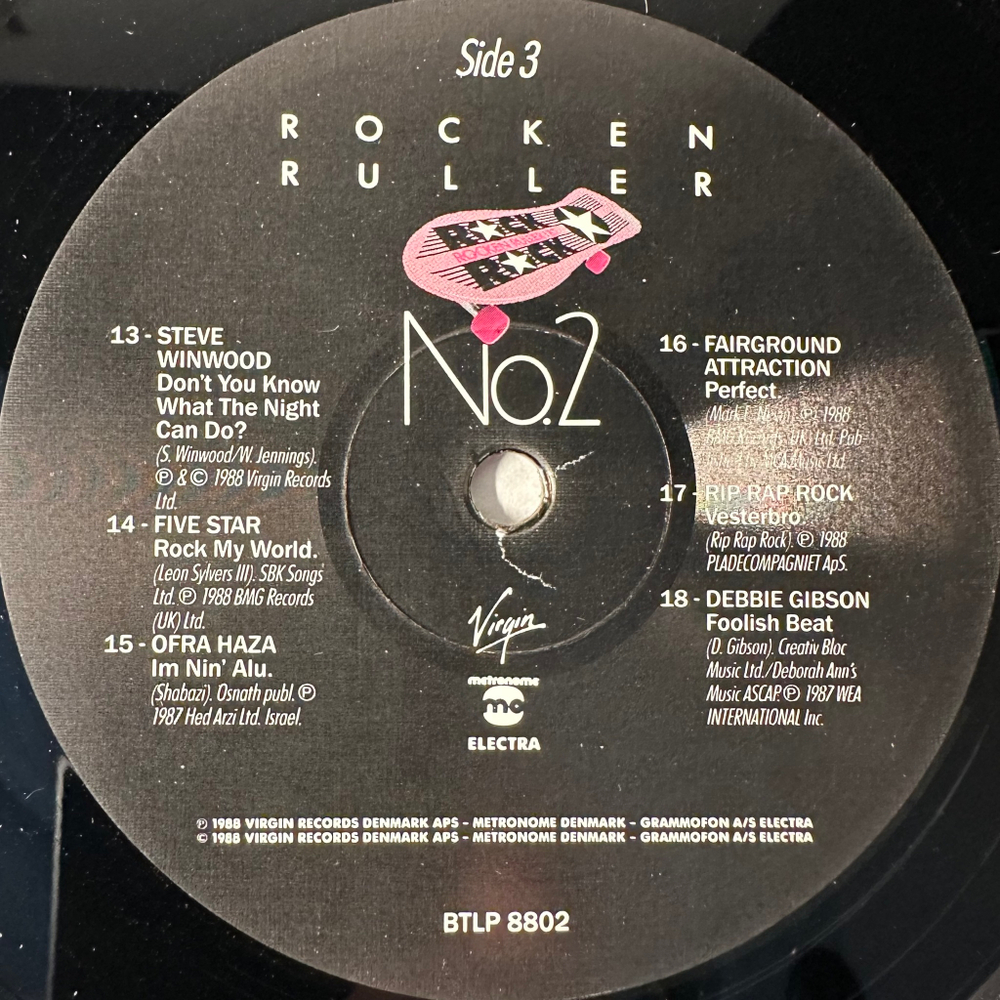 Сборник Rocken Ruller No. 2 2LP (Дания 1988г.)