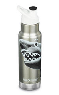 Детская термобутылка Klean Kanteen Insulated Kid Classic Narrow 12oz (355мл) Mr. Shark