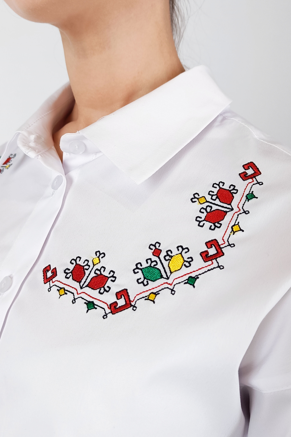 Блуза с чувашской вышивкой