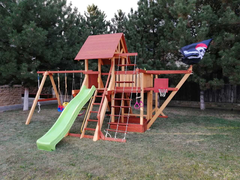 Деревянный игровой комплекс Савушка Lux - 6