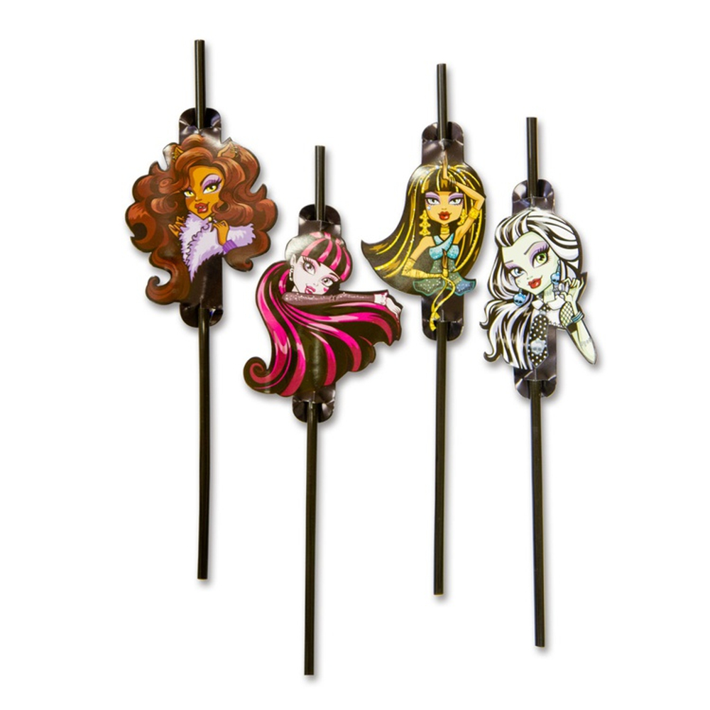 Трубочки д/к "Монстр Хай" 8 шт