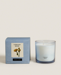 Zara Home - Ароматическая свеча vibrant rose, 400 г