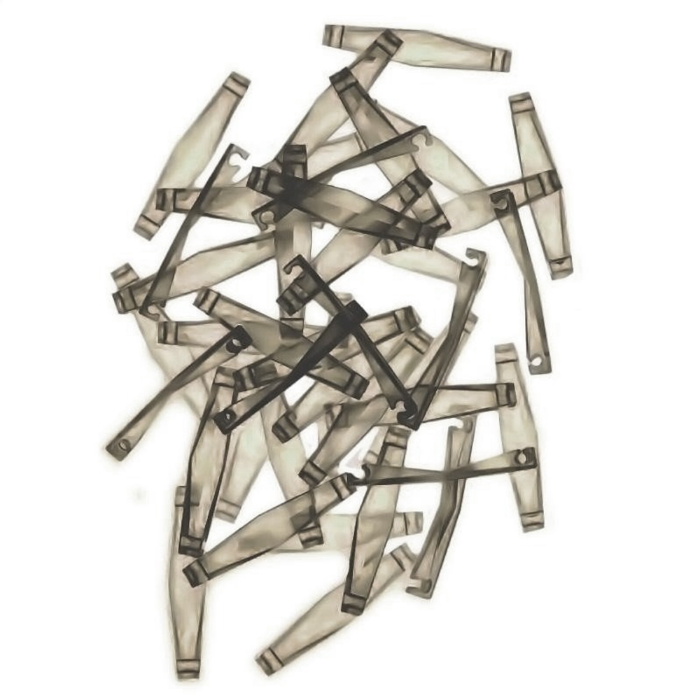 Pendant design lamp  Tropico Vertical by Foscarini (Clear)