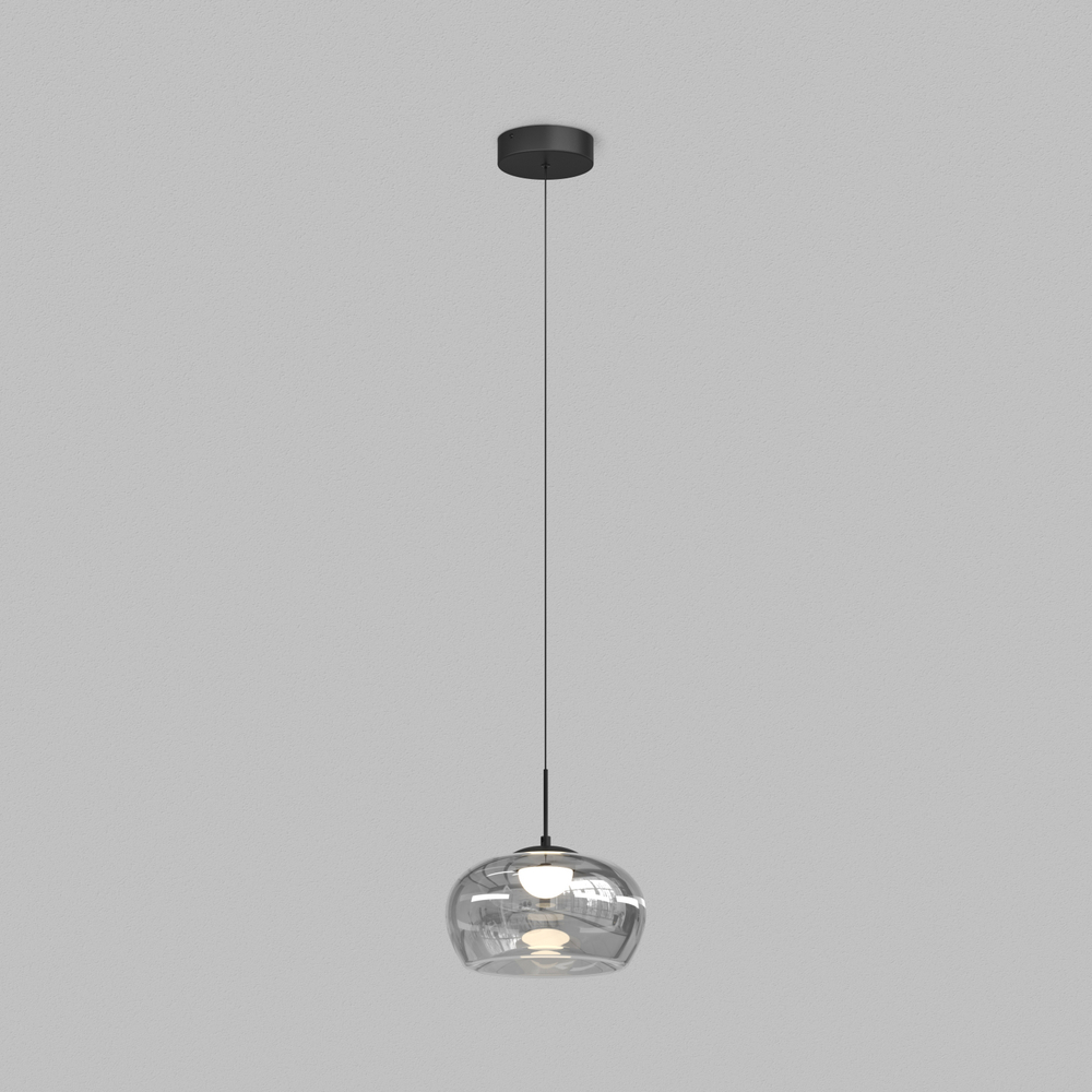 Подвесной светодиодный светильник Denkirs Floa DK6742-BK+SM