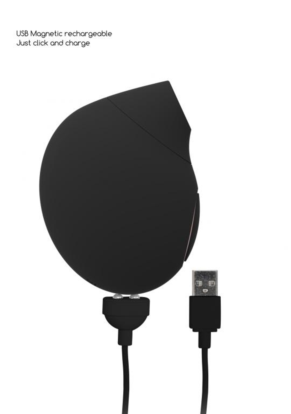 Эргономичный женский массажер Irresistible Seductive, черный