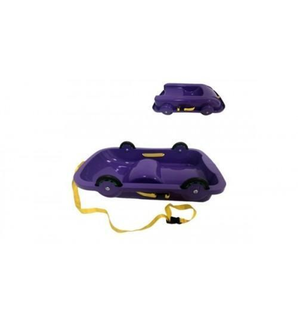 Повозка-сани 2 в 1, фиолетовый