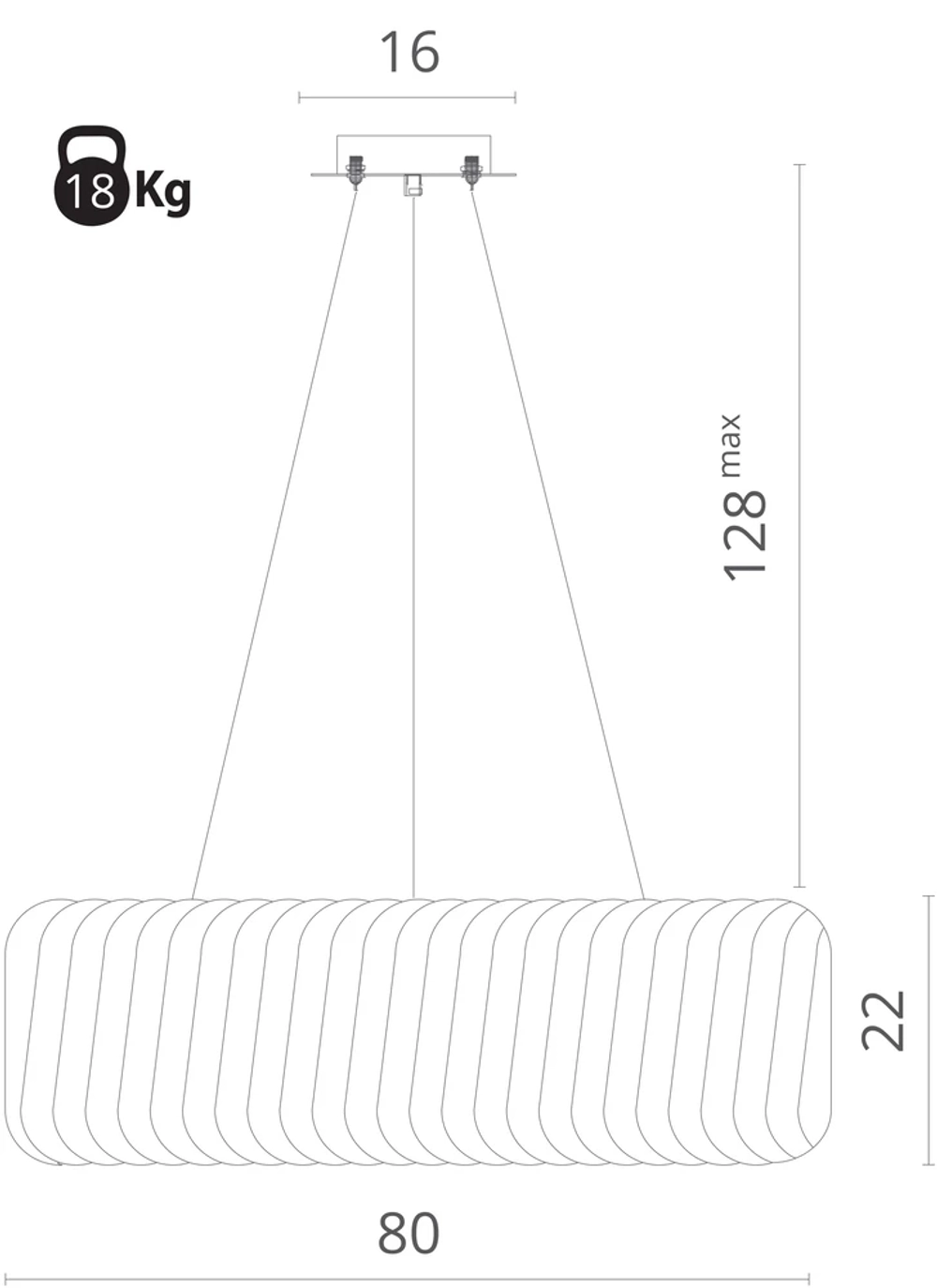 Подвесная люстра Divinare MEGAN 7568/02 LM-12