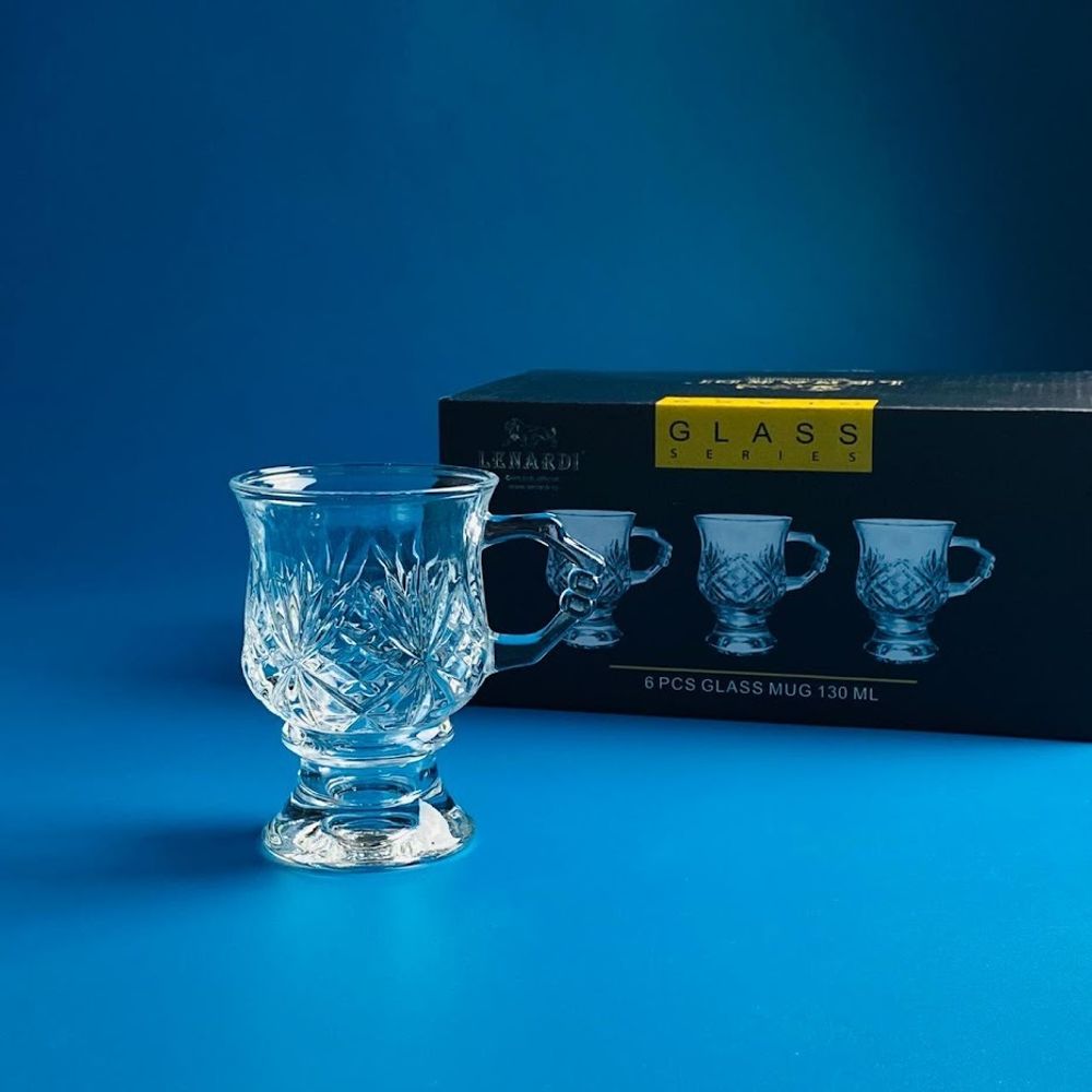 Lenardi 588-624 Набор из 6 стаканов 130мл в под.уп.(х12)Стекло