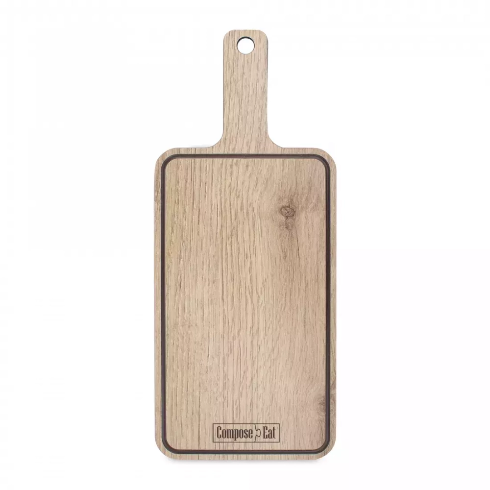 Доска разделочная с ручкой 15x37см ComposeEat Everyday дуб натуральный