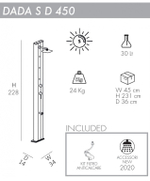 Душ солнечный Arkema Dada S D 450