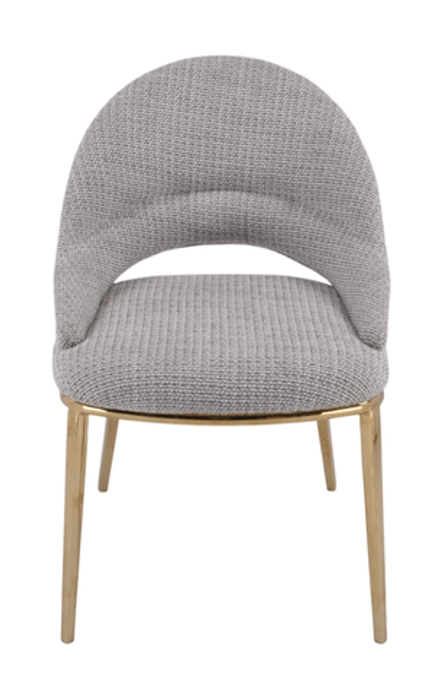 Стул обеденный Ist Casa Capella, бежевый, глянцевое золото