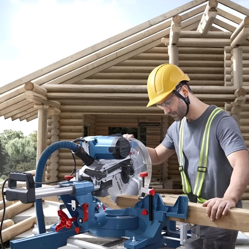 Bosch Professional GCM 340-305 D торцовочная пила с протяжкой 0601B60000