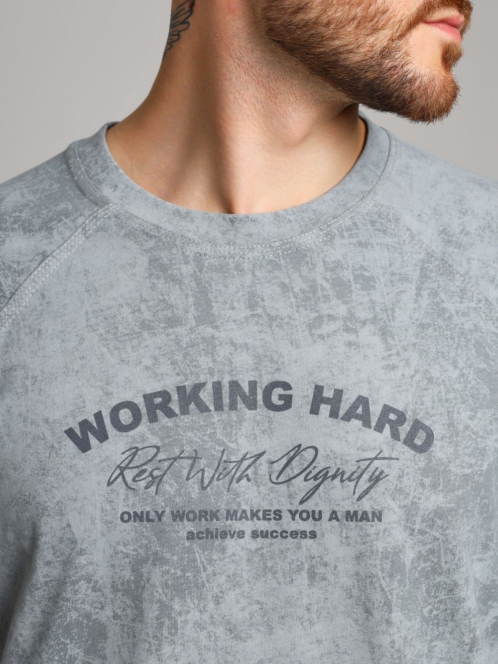 Фуфайка (футболка) мужская Сидней-5 Виотекс СЕРЫЙ