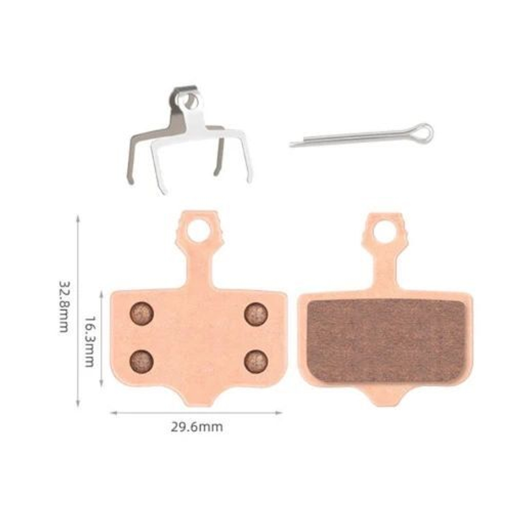 Колодки тормозные медные TP-02D для электросамокатов и велосипедов