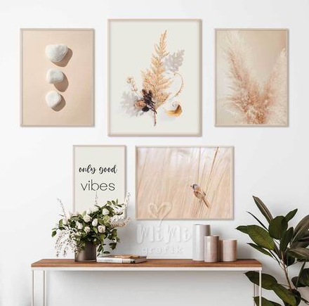 Интерьерная картина в технике цифровой печати. АРТ 005 Сухоцветы