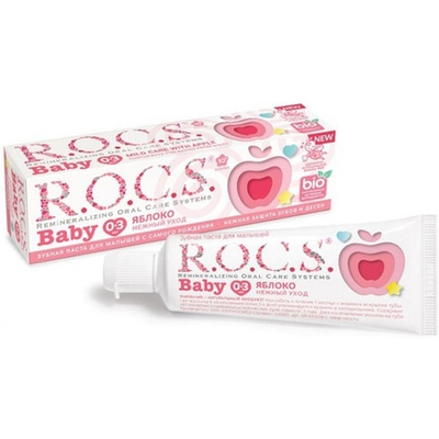 З/п ROCS BABY от 0 до 3,Яблоко Нежный Уход 45гр