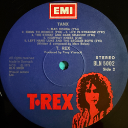 Виниловая пластинка T. Rex ‎– Tanx LP