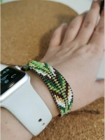 Браслет из японского бисера, украшение, аксессуар