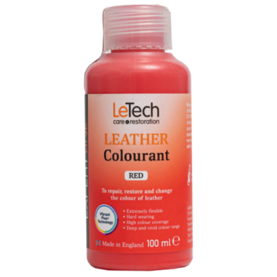 LeTech Expert Line Краска для кожи (Leather Colourant) Red, 100мл