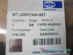 Комплект прокладок нижний / KIT,JOINT/GASKET АРТ: 998-230