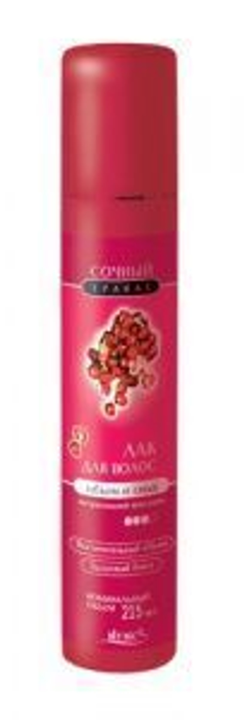 Витэкс Сочный гранат Лак для волос сильной фиксации ОБЪЁМ И СИЛА 215 мл