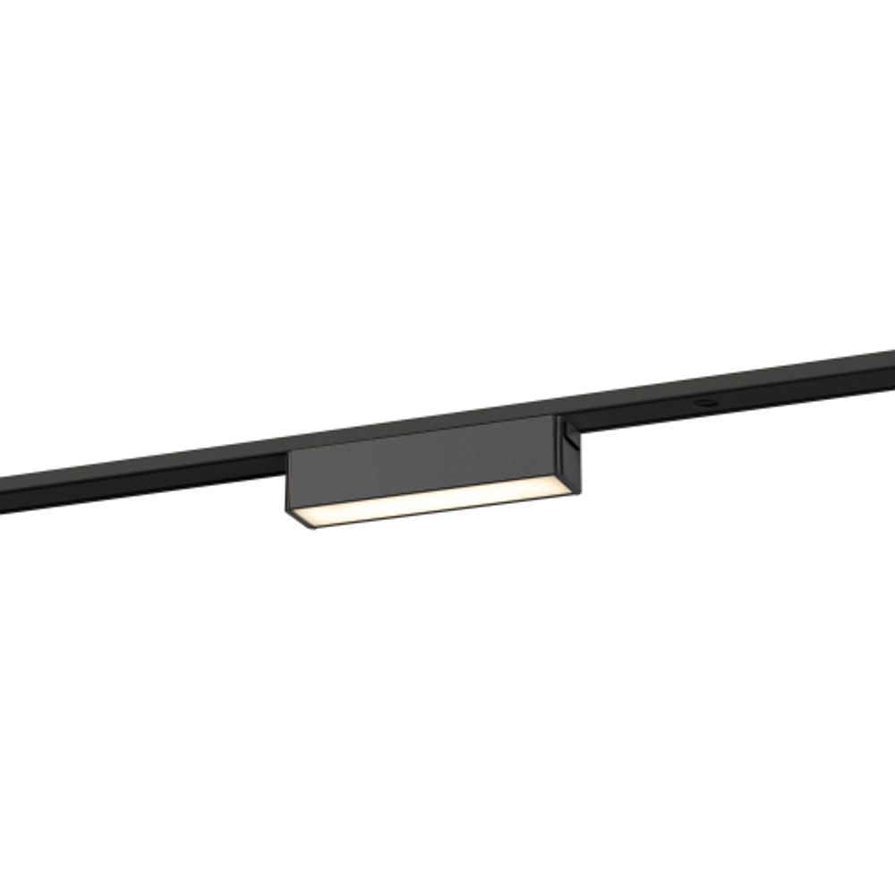 Магнитный трековый светильник ЭРА TRM-S5-1-6W4K BK светодиодный 6Вт 4000К черный | Магнитные трековые светильники