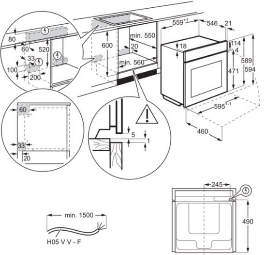 Электрический духовой шкаф Electrolux OKD6P71X