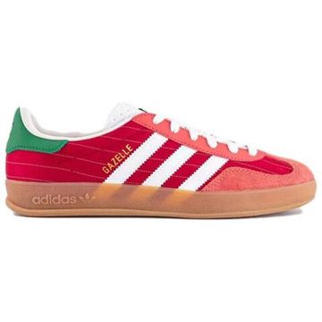 adidas originals GAZELLE INDOOR Кроссовки для скейтбординга Низкие Красный Белый Зеленый Унисекс