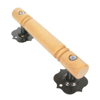 Ручка скобка РСД 250 круглая фигурная лак (Киров) (Секрет)