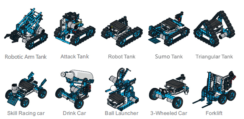 Makeblock Ultimate Robot Kit V2.0 — расширенный образовательный комплект (10-в-1)