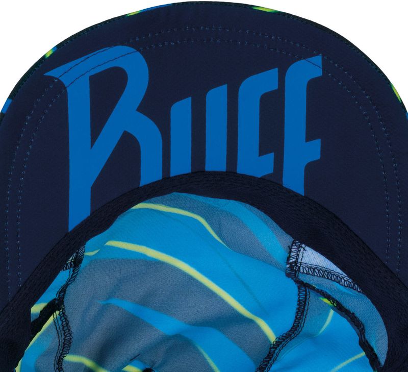Спортивная кепка для бега Buff Pro Run Cap R-Focus Blue Фото 3