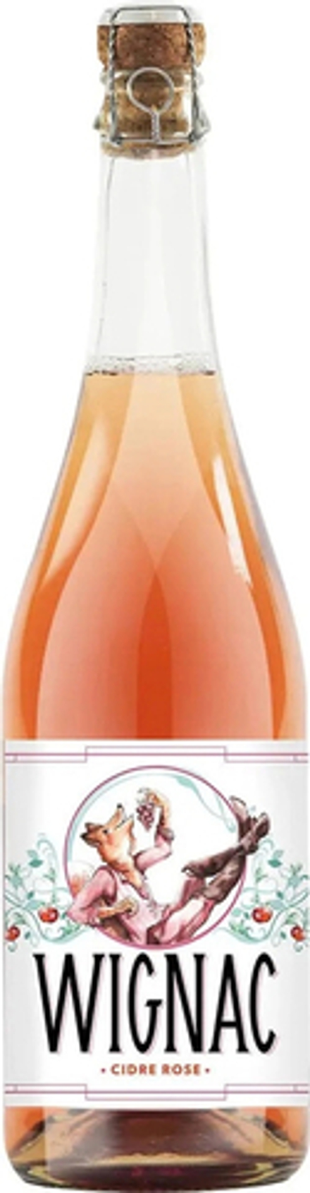 Сидр игристый Уиняк Розе / Cidre Wignac Rose Bio 0.75 - стекло