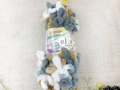 Пряжа ALIZE "Puffy color"